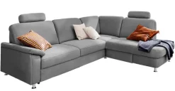 SYSTEMPOLSTER Ecksofa BILZEN-H SF-R alu