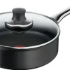 TEFAL Schmorpfanne EXCELLENCE Aluminium 24 cm Schwarz