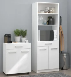 2-teiliges Buffet- Set UNO 1 weiß