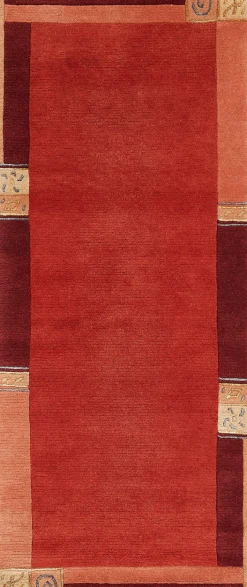 Teppich MANALI 80 x 200 cm rot
