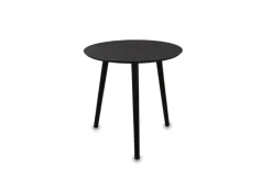 Tisch 2er-Set VILANA Ø 50 cm/Ø 45 cm schwarz