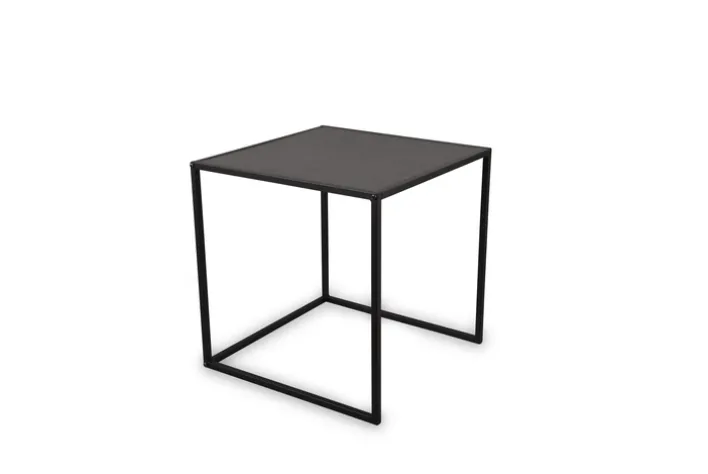 Tisch-2er Set JUDY 35 cm/40 cm schwarz