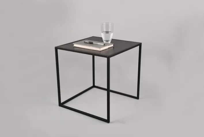 Tisch-2er Set JUDY 35 cm/40 cm schwarz