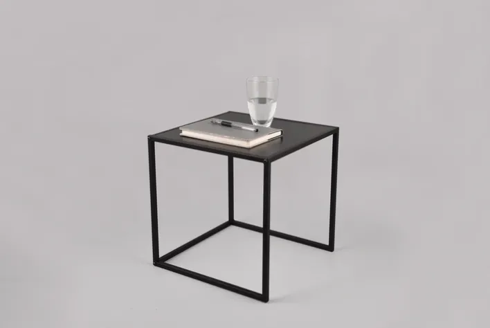 Tisch-2er Set JUDY 35 cm/40 cm schwarz