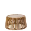 TOM TAILOR Beistelltisch 69 x 69 cm Rattan/reyceltes Teakholz natur