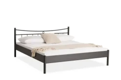 TRAUMWERKSTATT Metallbettgestell SVENJA 140 x 200 cm schwarz