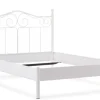 TRAUMWERKSTATT Metallbettgestell PALERMO 140 x 200 cm weiß