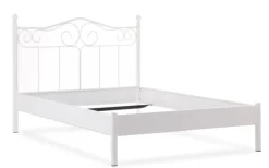 TRAUMWERKSTATT Metallbettgestell PALERMO 140 x 200 cm weiß