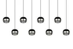 TRIO LED Balkenpendel TRS ORBIT 150cm nickelfarbig