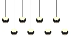 TRIO LED Balkenpendel TRS ORBIT 150cm nickelfarbig