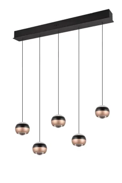TRIO LED Balkenpendel TRS ORBIT 100 cm schwarz /coffee