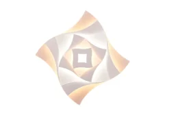 TRIO LED Deckenlampe AKITA 48 x 48 cm weiß