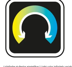 TRIO LED Deckenlampe ARVIN 245 cm nickelfarbig