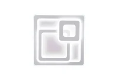 TRIO LED Deckenlampe MITA 51 x 51 cm weiß