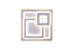 TRIO LED Deckenlampe MITA 51 x 51 cm weiß