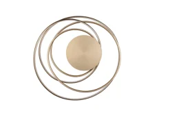 TRIO LED Deckenlampe TRS NALA goldfarbig