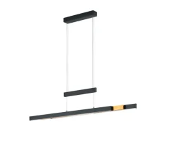 TRIO LED Pendellampe TRAJAN schwarz