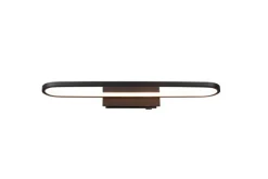 TRIO LED Spiegelleuchte GIANNI 60 cm schwarz