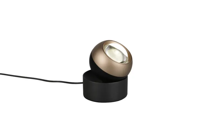 TRIO LED Tischlampe TRS ORBIT schwarz/coffee