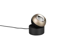 TRIO LED Tischlampe TRS ORBIT schwarz/coffee