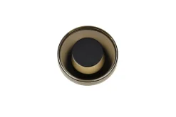 TRIO LED Wandleuchte CELESTE 22 cm schwarz /Rauchglas