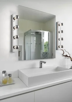 TRIO Retrofit Badlampe Wand THEATRO