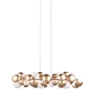 TRIO Retrofit Balkenpendel TRS BUBBLE 100 cm goldfarbig
