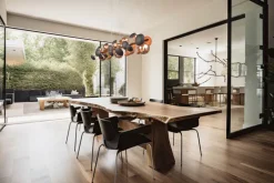 TRIO Retrofit Balkenpendel TRS BUBBLE 100 cm goldfarbig