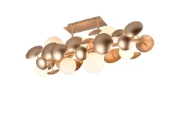 TRIO Retrofit Deckenlampe TRS BUBBLE 76 cm goldfarbig