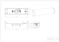 TRIO Retrofit LED Wandlampe XAVI 30 cm chromfarbig