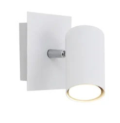 TRIO Retrofit Wandleuchte mit 1 Spot MARLEY weiß