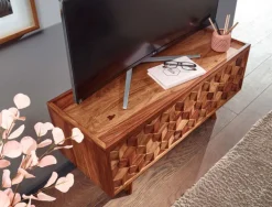 TV-Lowboard 92 x 44 cm Sheesham massiv