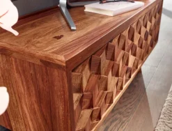 TV-Lowboard 92 x 44 cm Sheesham massiv