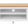 TV-Lowboard BERGEN 160 x 45 cm weiß/Artisan Oak