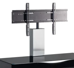 TV-Säule Stahl gebürstet ca. 20 x 88 x 11 cm