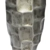 Vase 27 cm altsilberfarbig