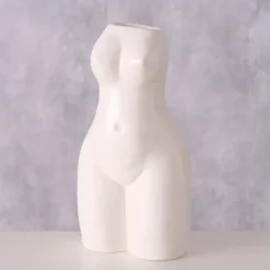 Vase AURICE 17 cm weiß