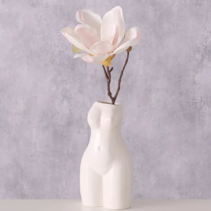 Vase AURICE 17 cm weiß