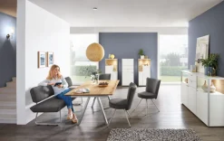 VENJAKOB Esstisch ET159KLU 160-225 x 90 cm Santanaeiche