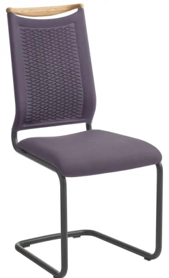 VENJAKOB Esszimmerstuhl LILLI anthrazit /carbonbraun