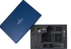 Villeroy & Boch Besteck-Set MANUFACTURE ROCK 16-teilig schwarz