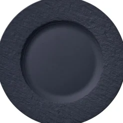 Villeroy & Boch Frühstücksteller MANUFACTURE ROCK 22,5 cm Porzellan grau/schwarz