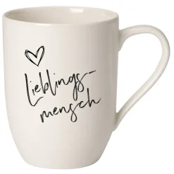 Villeroy & Boch Kaffeebecher STATEMENT LIEBLINGSMENSCH