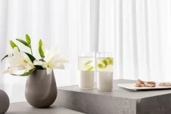 Villeroy & Boch Longdrinkglas MANUFACTURE ROCK BLANC 4er Set weiß matt