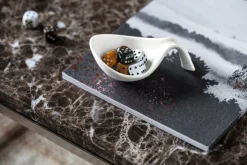 Villeroy & Boch Schale FLOW mit Besteck 3-teilig weiß