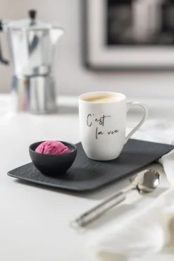 Villeroy & Boch Servierplatte MANUFACTURE ROCK grau/ schwarz