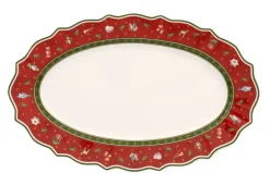 Villeroy & Boch Weihnachtsdeko Servierplatte TOY´s DELIGHT 24 x 37 cm rot