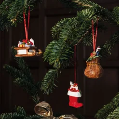 Villeroy & Boch Weihnachtsbaumschmuck Geschenke NOSTALGIC ORNAMENTS 3-teilig