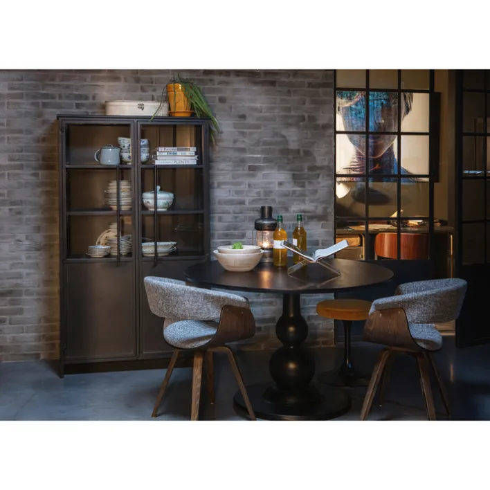 Vitrine EXHIBIT 90 x 170 cm schwarz