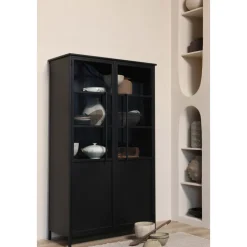 Vitrine EXHIBIT 90 x 170 cm schwarz